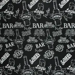 Постільна білизна з бязі голд Bar//Beer